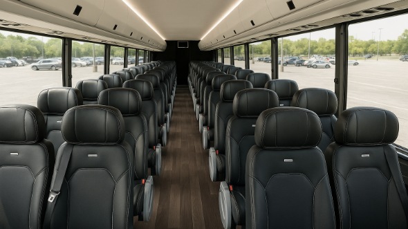 Interior of Missouri Party Bus Company's 28 Passenger Minibus in Missouri