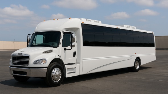 Exterior of Chesterfield Party Bus Company's 30 Passenger Party Bus in Chesterfield