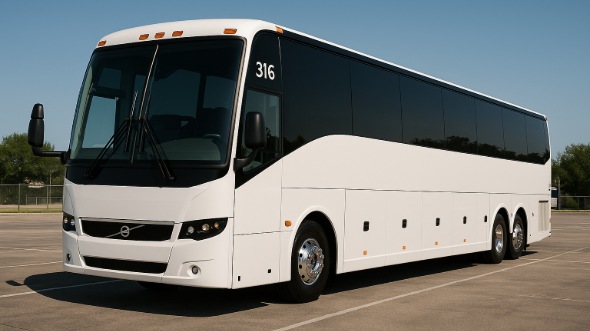Exterior of Missouri Party Bus Company's 47 Passenger Charter Bus in Missouri