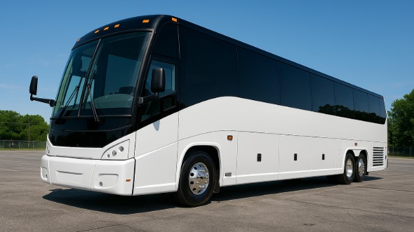 Exterior of O'Fallon Party Bus Company's 50 Passenger Party Bus in O'Fallon